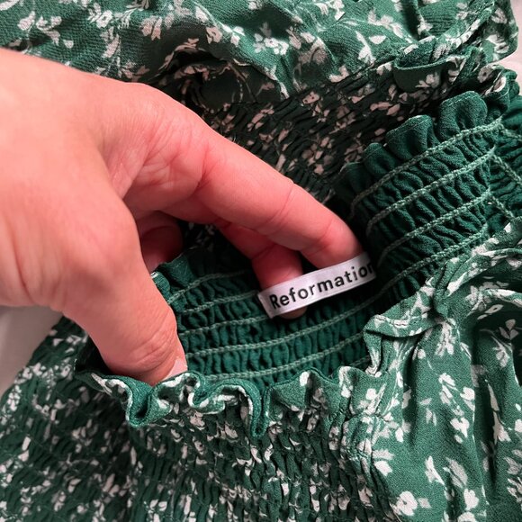 Reformation | Pinto Top (Size M) | Parsley - Picture 7 of 8